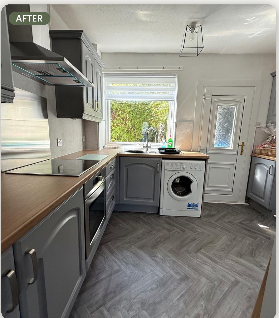 Kitchen, East Kilbride — after refurbishment by Gracie Maintenance