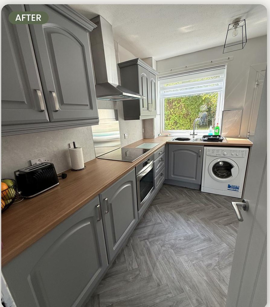 Kitchen, second view — after refurbishment by Gracie Maintenance