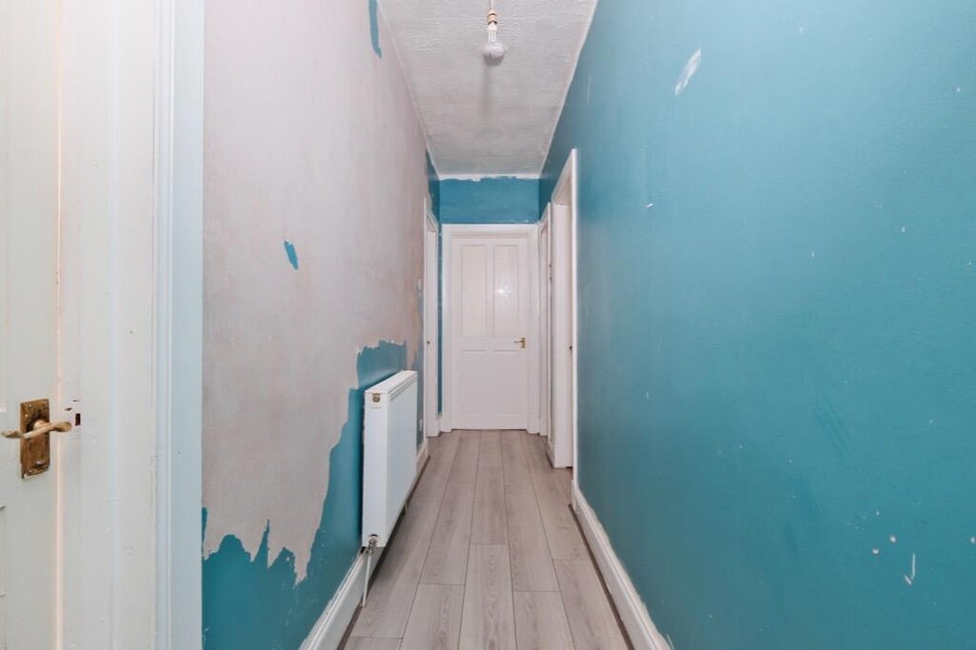 Hallway, Airdrie — before refurbishment