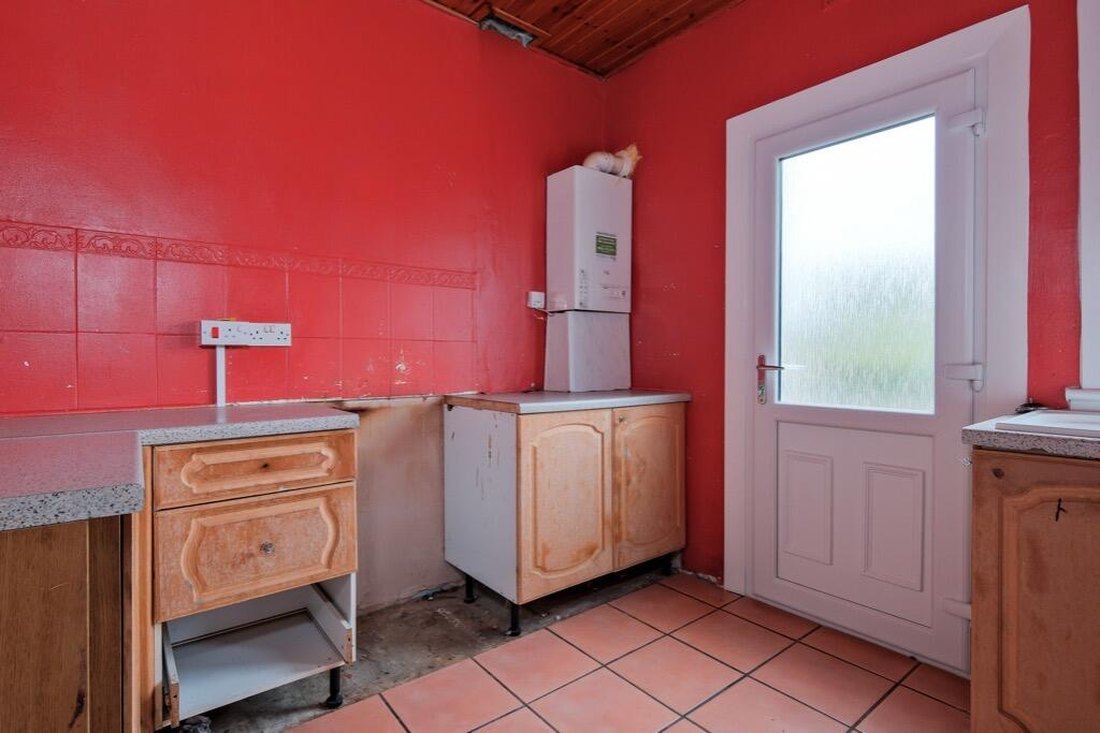 Kitchen, Airdrie — before refurbishment